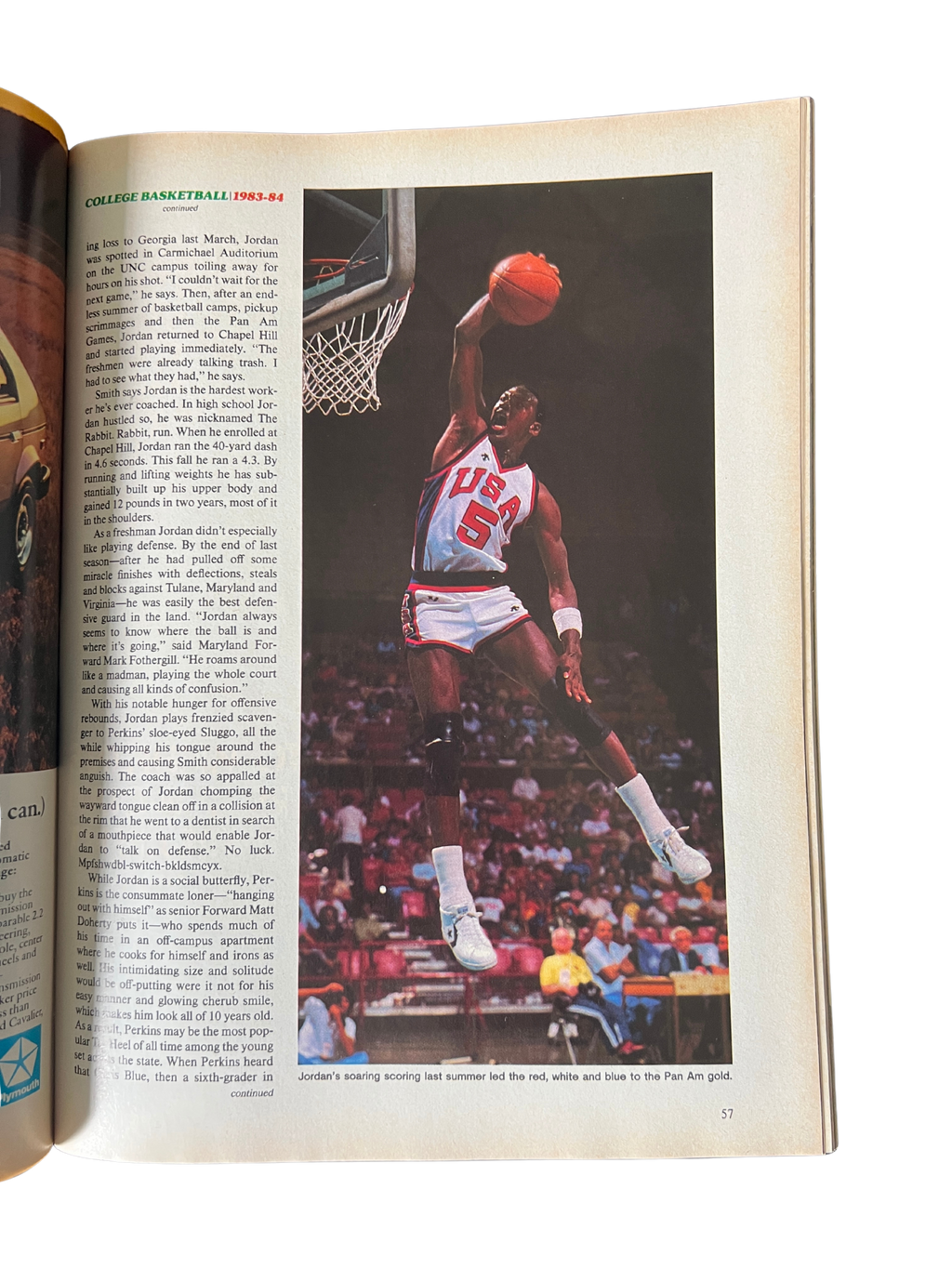 Original 1983 Michael Jordan UNC Sports Illustrated Newsstand Copy - Unsigned