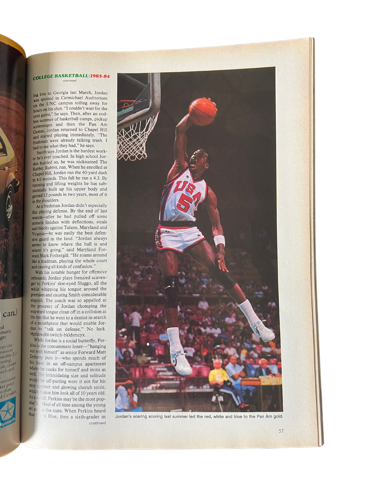 Original 1983 Michael Jordan UNC Sports Illustrated Newsstand Copy - Unsigned