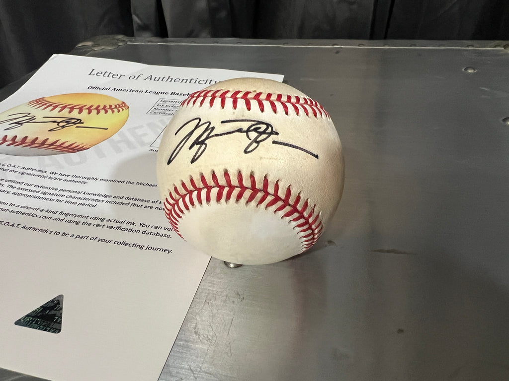 Michael Jordan Boldly Signed Baseball with GOAT Authentics LOA