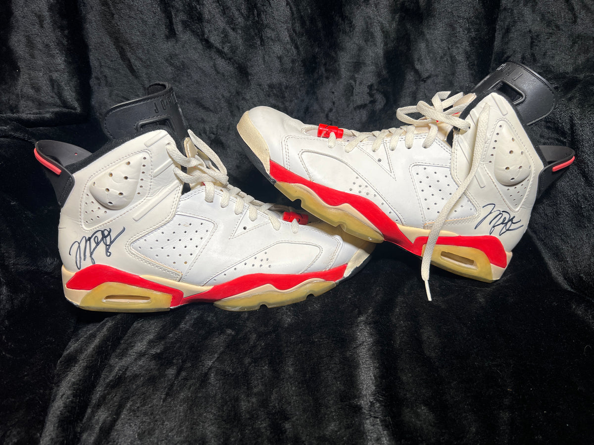 Air Jordan VI Dual Signed - GOAT Authentics LOA for Each Shoe
