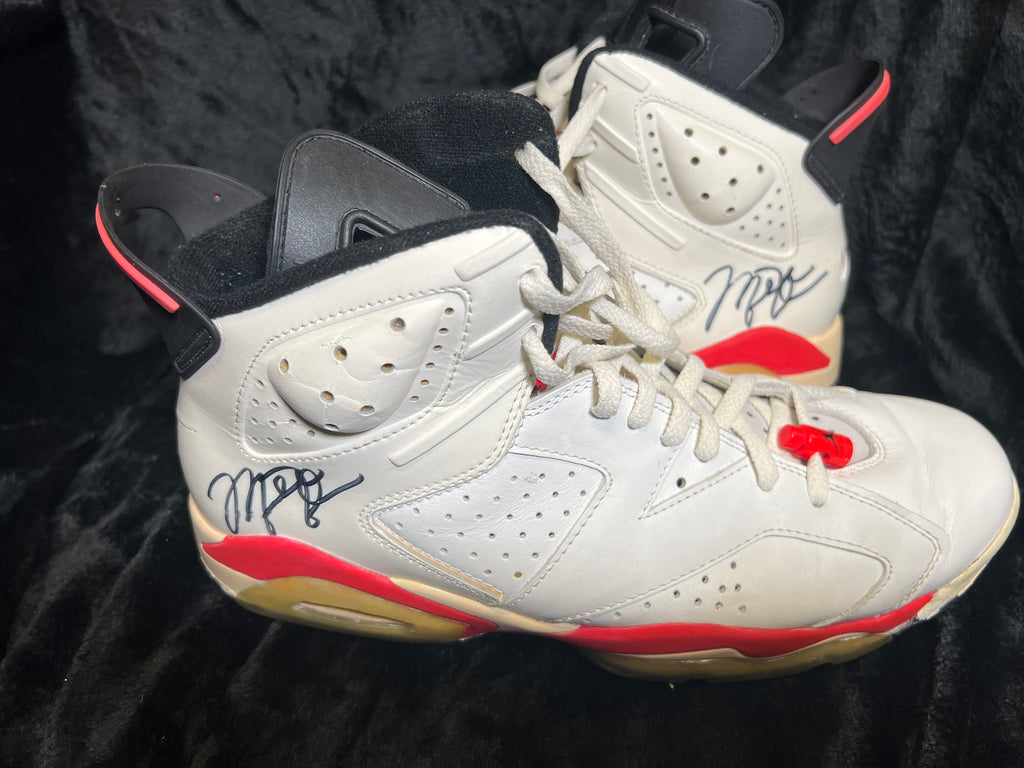 Air Jordan VI Dual Signed - GOAT Authentics LOA for Each Shoe
