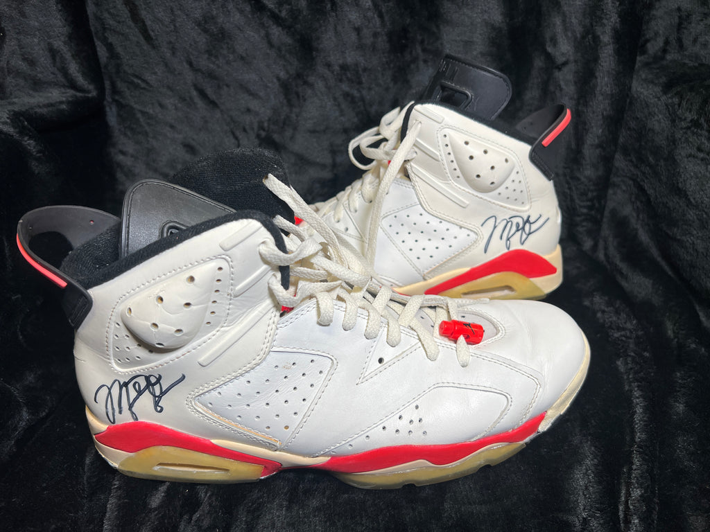 Air Jordan VI Dual Signed - GOAT Authentics LOA for Each Shoe