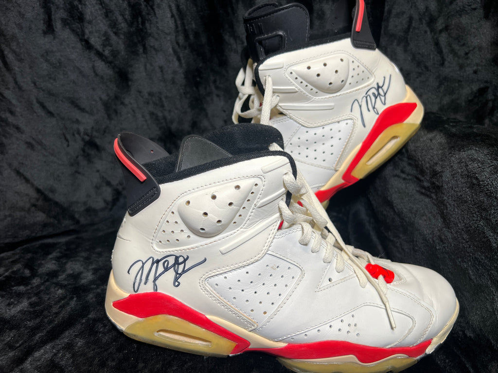 Air Jordan VI Dual Signed - GOAT Authentics LOA for Each Shoe