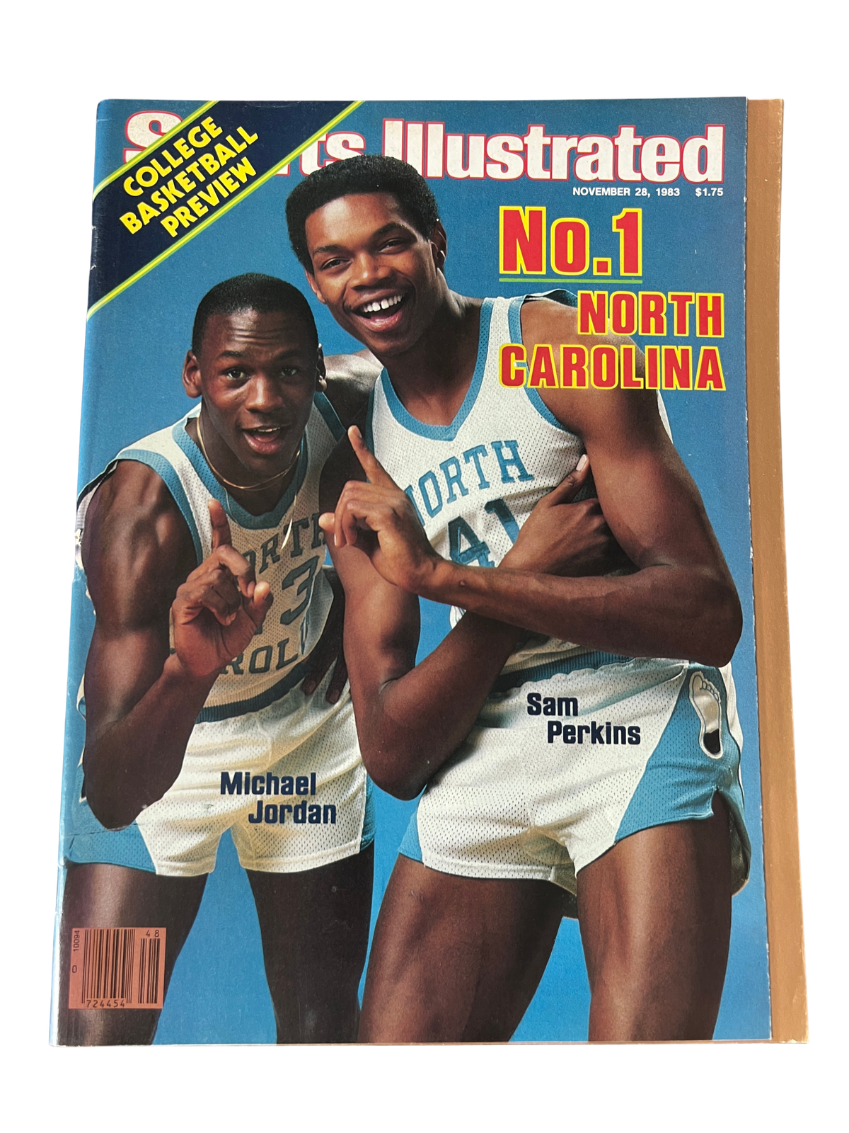 Original 1983 Michael Jordan UNC Sports Illustrated Newsstand Copy - Unsigned